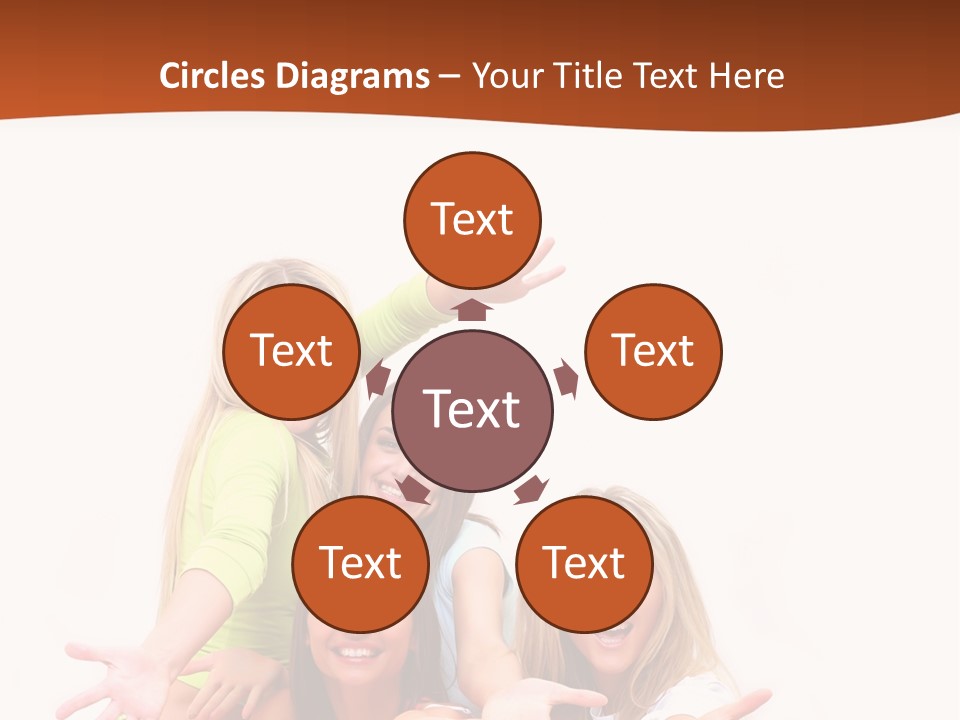 Happiness Clothing People PowerPoint Template