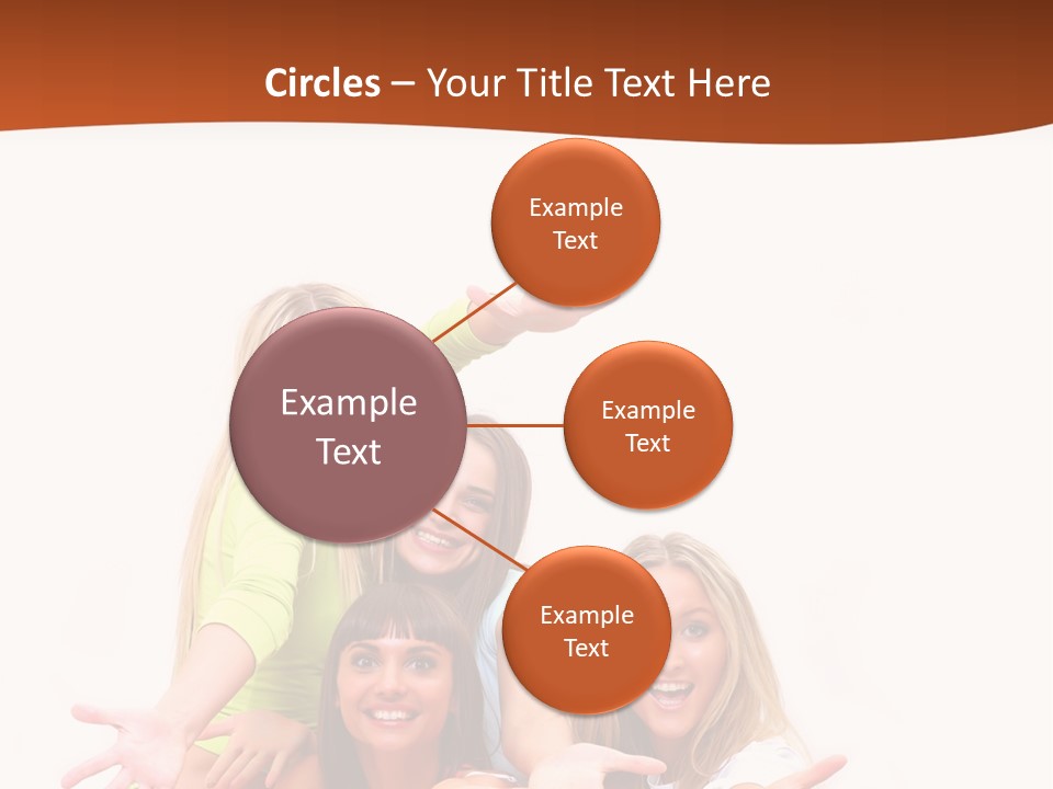 Happiness Clothing People PowerPoint Template