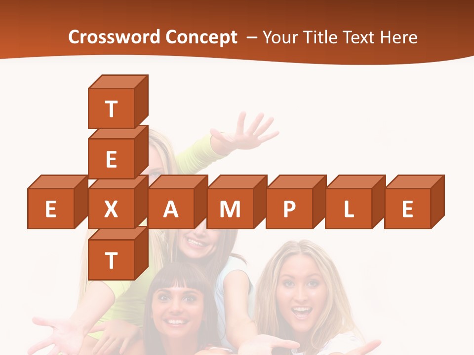 Happiness Clothing People PowerPoint Template