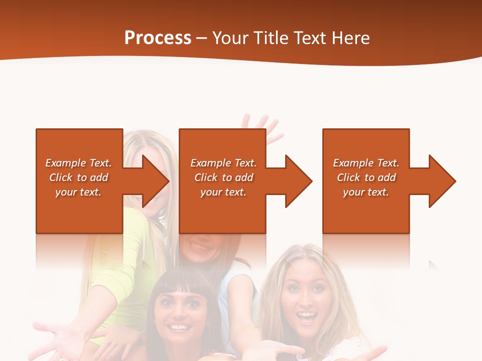 Happiness Clothing People PowerPoint Template