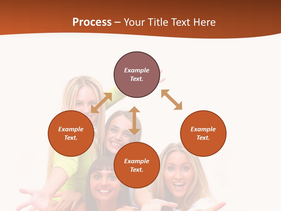 Happiness Clothing People PowerPoint Template