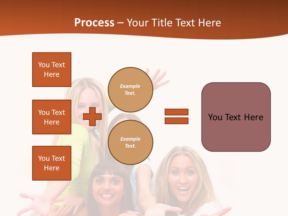 Happiness Clothing People PowerPoint Template