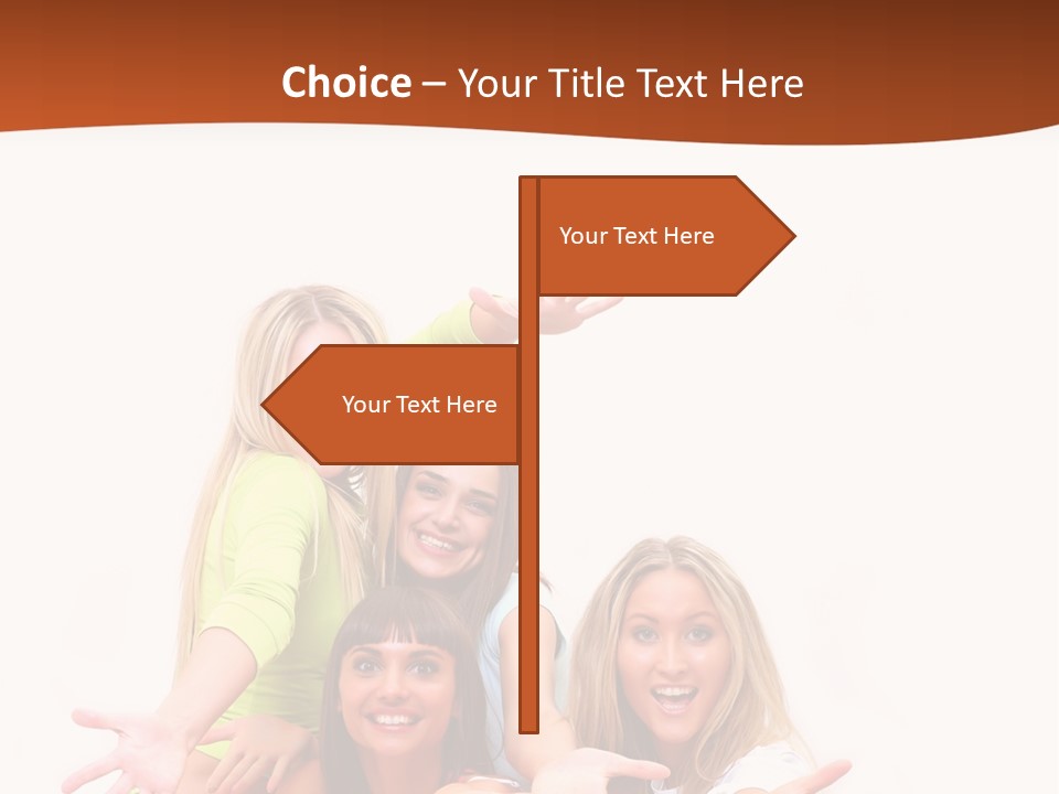 Happiness Clothing People PowerPoint Template