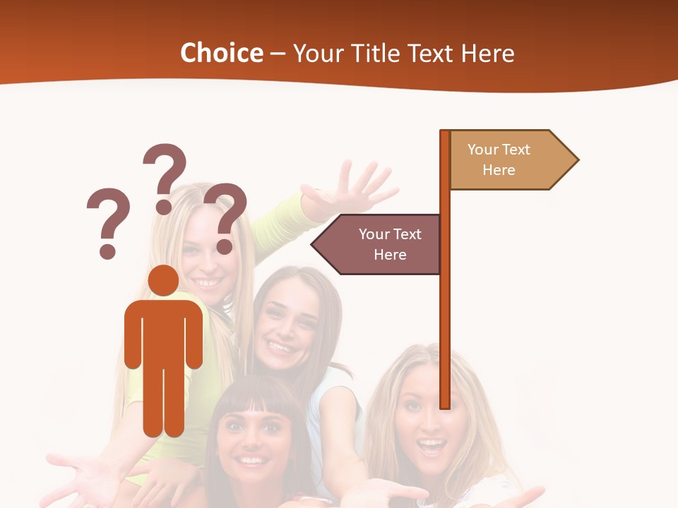 Happiness Clothing People PowerPoint Template