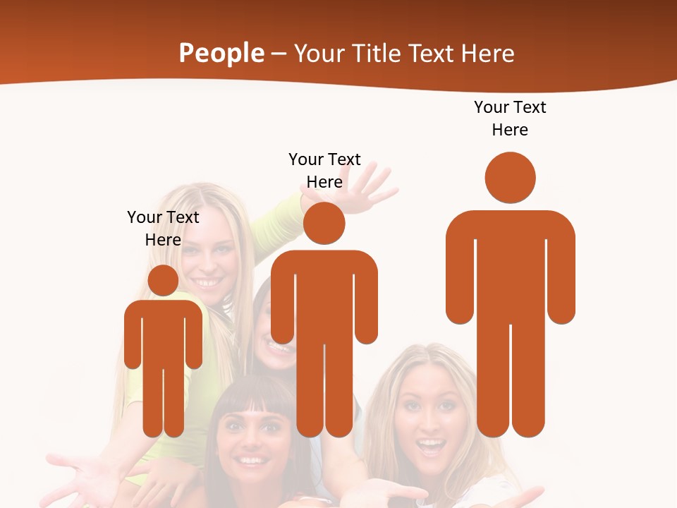 Happiness Clothing People PowerPoint Template