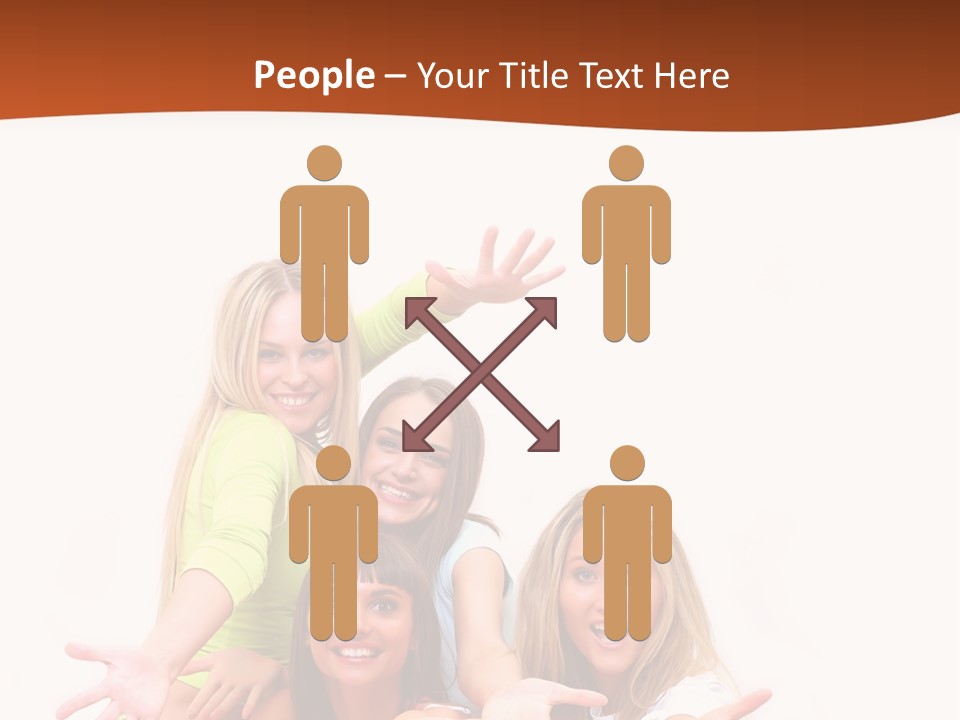 Happiness Clothing People PowerPoint Template