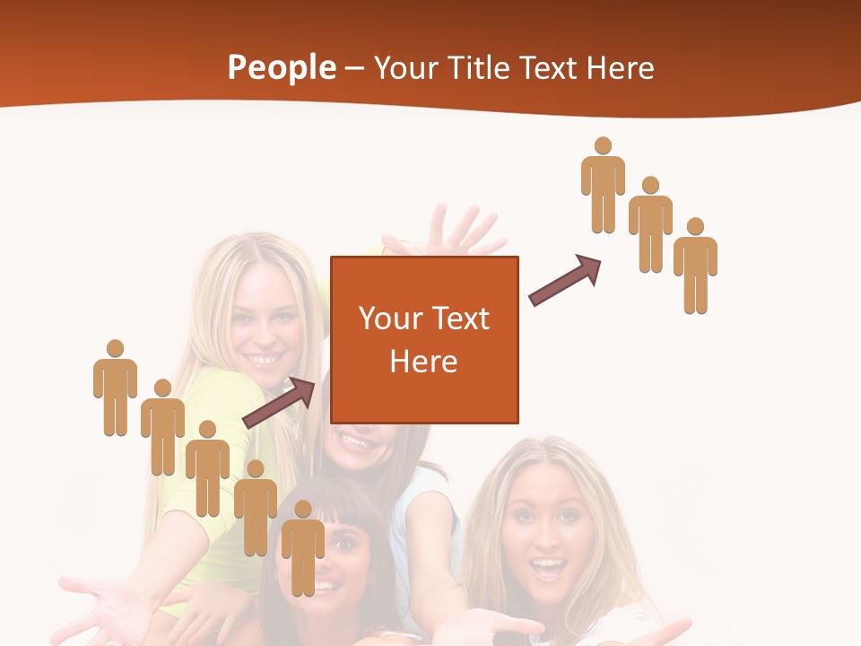 Happiness Clothing People PowerPoint Template