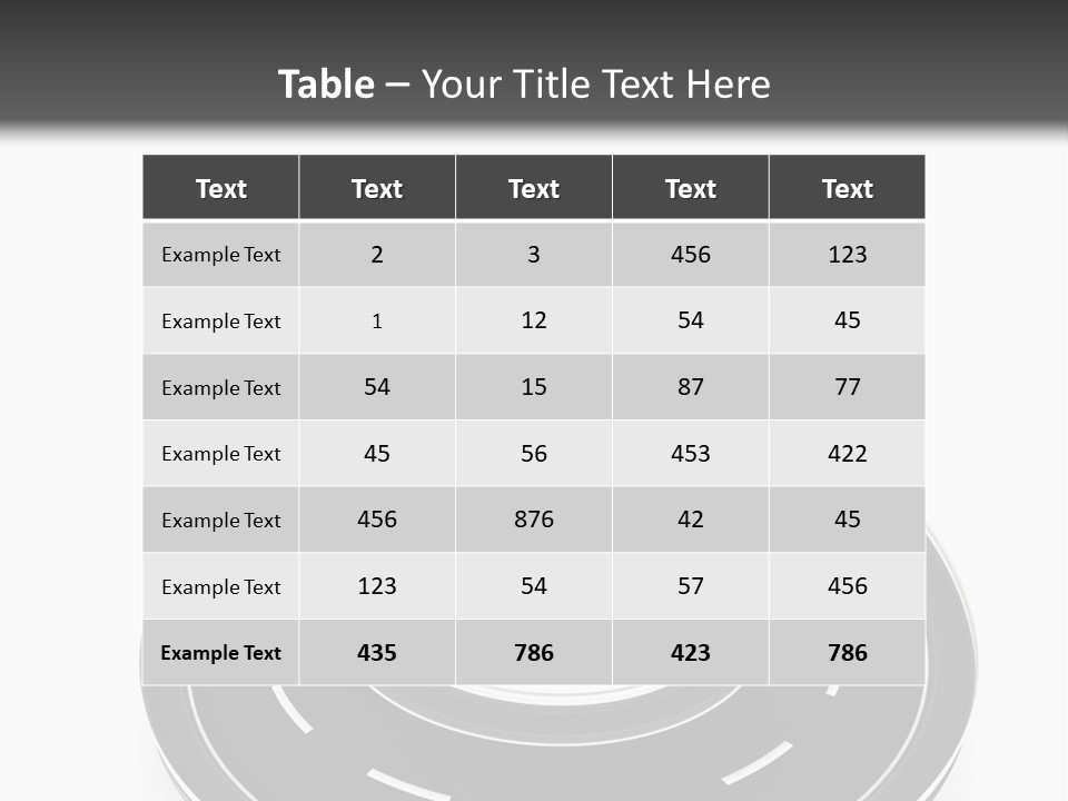 A Black And White Road Powerpoint Presentation PowerPoint Template