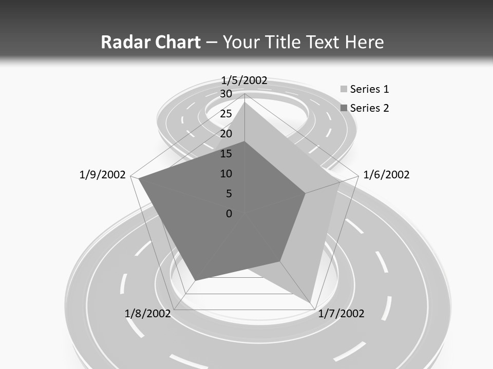 A Black And White Road Powerpoint Presentation PowerPoint Template