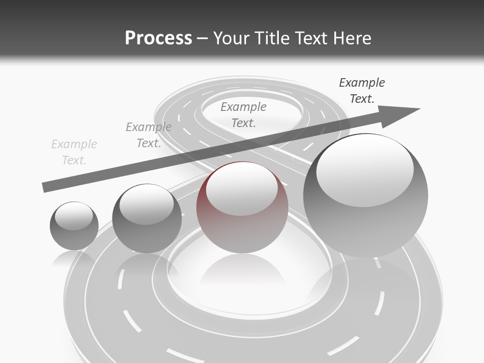 A Black And White Road Powerpoint Presentation PowerPoint Template