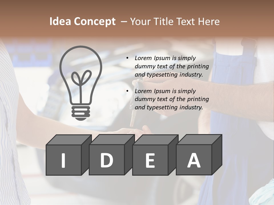 People Motor Auto PowerPoint Template