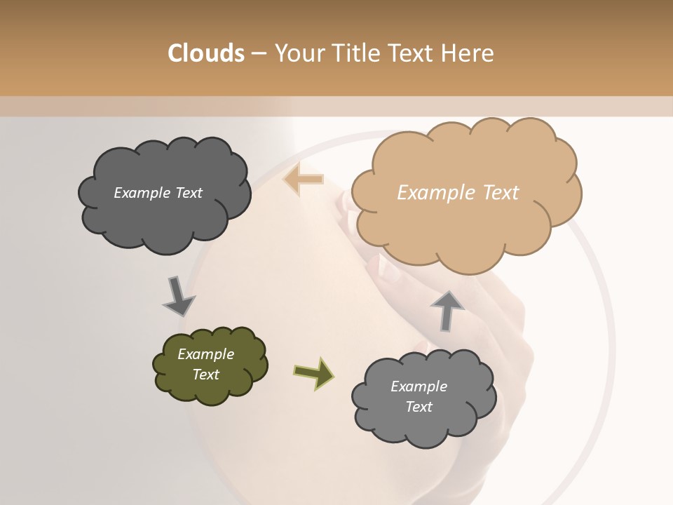 Undressed Nude Woman PowerPoint Template