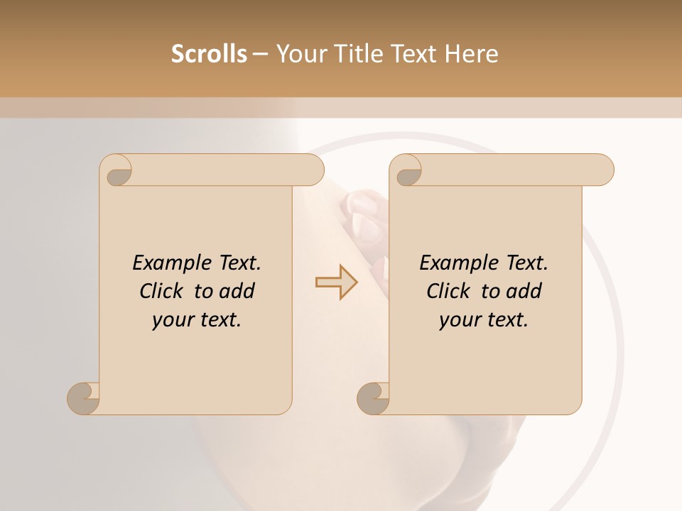 Undressed Nude Woman PowerPoint Template