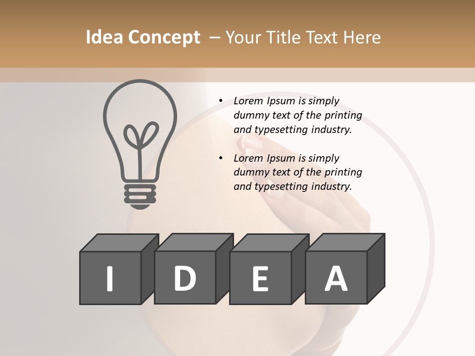 Undressed Nude Woman PowerPoint Template