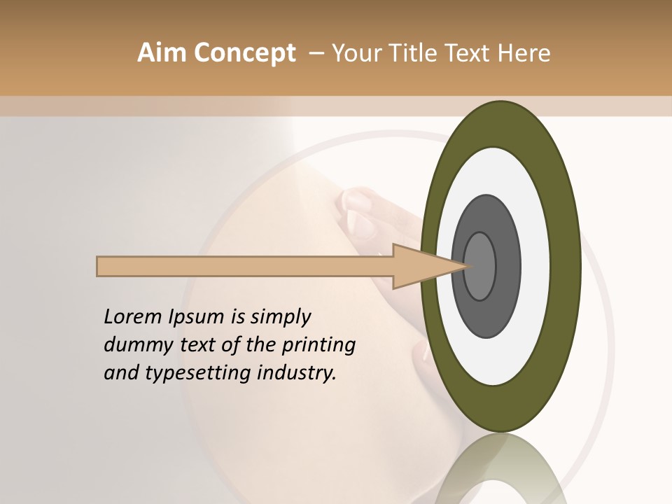 Undressed Nude Woman PowerPoint Template