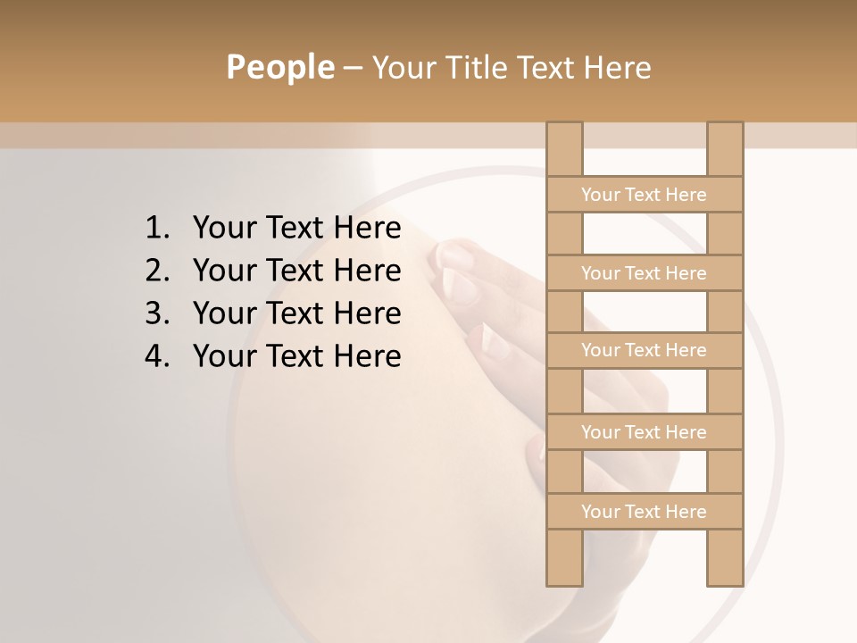 Undressed Nude Woman PowerPoint Template