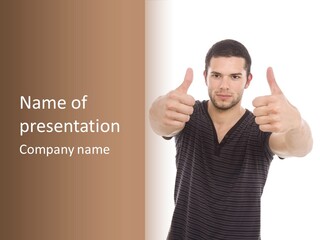 Great Guy Victory PowerPoint Template