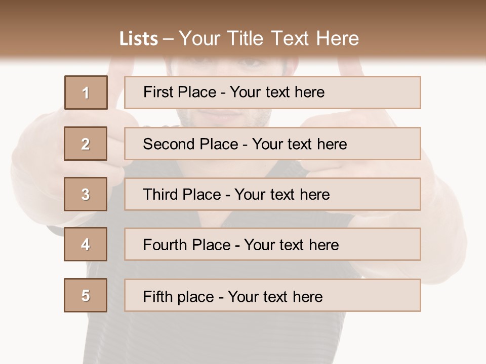 Great Guy Victory PowerPoint Template