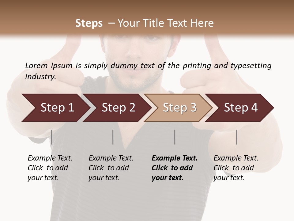Great Guy Victory PowerPoint Template