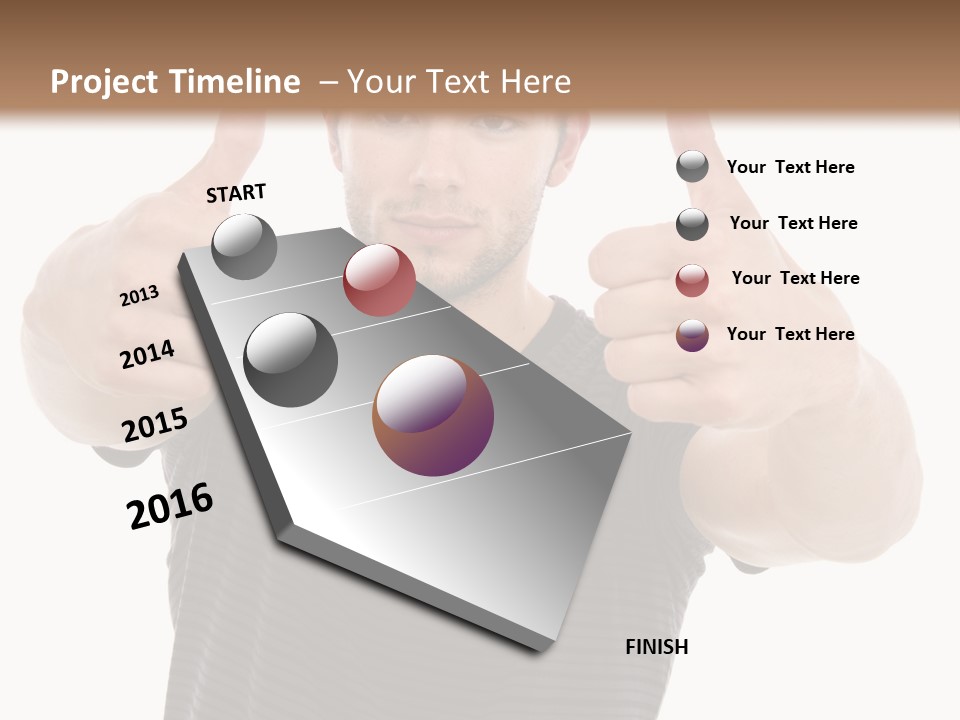 Great Guy Victory PowerPoint Template
