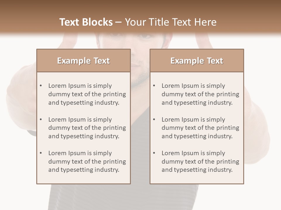 Great Guy Victory PowerPoint Template