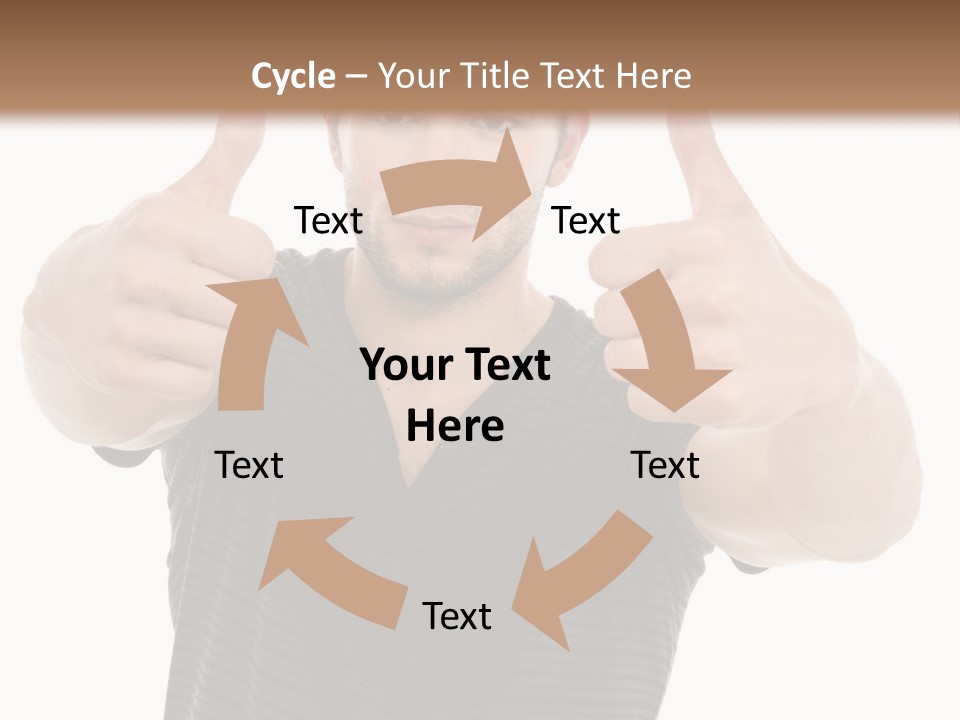 Great Guy Victory PowerPoint Template
