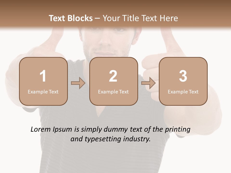 Great Guy Victory PowerPoint Template