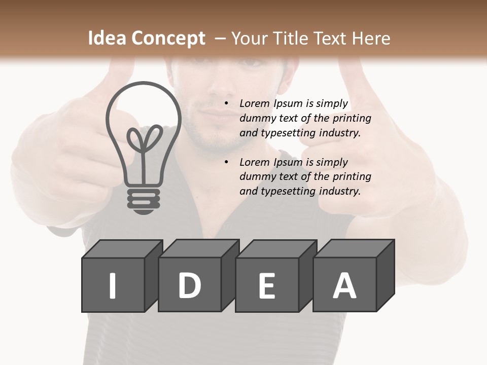 Great Guy Victory PowerPoint Template