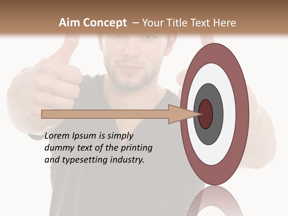 Great Guy Victory PowerPoint Template