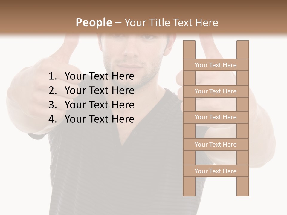 Great Guy Victory PowerPoint Template