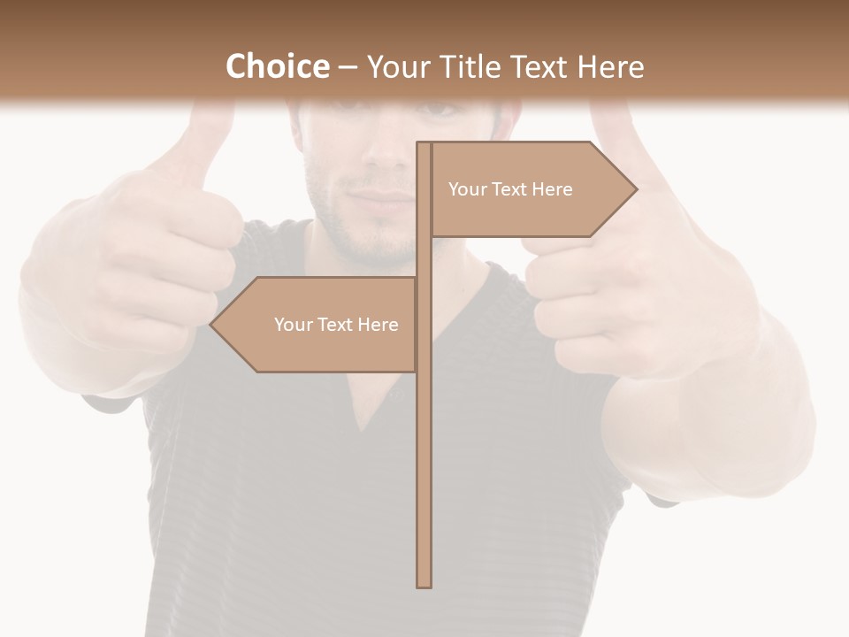 Great Guy Victory PowerPoint Template