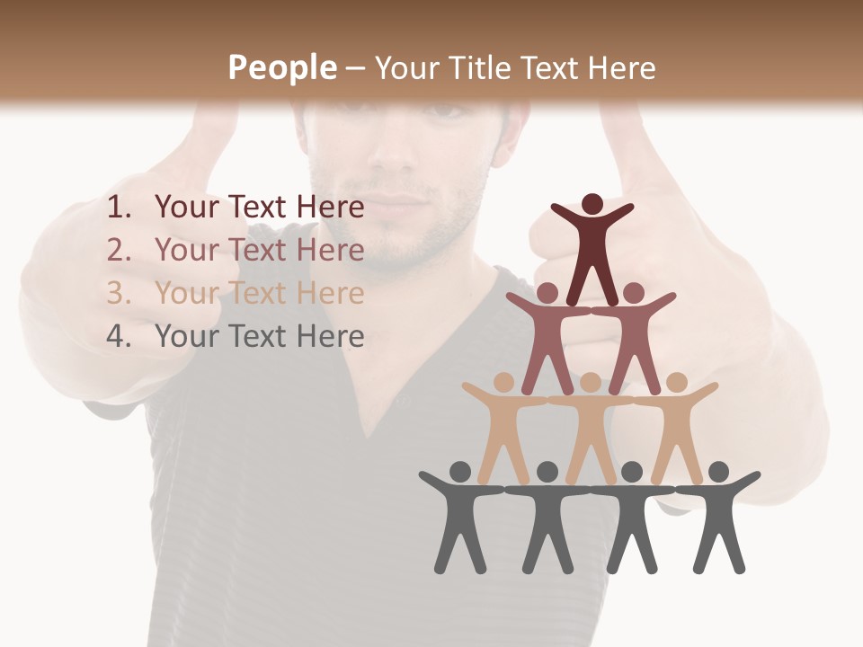 Great Guy Victory PowerPoint Template