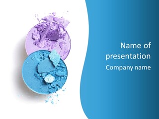 Makeup White Purple PowerPoint Template