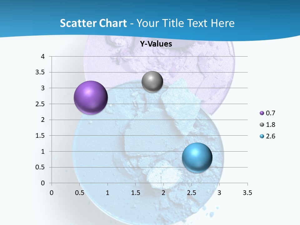Makeup White Purple PowerPoint Template