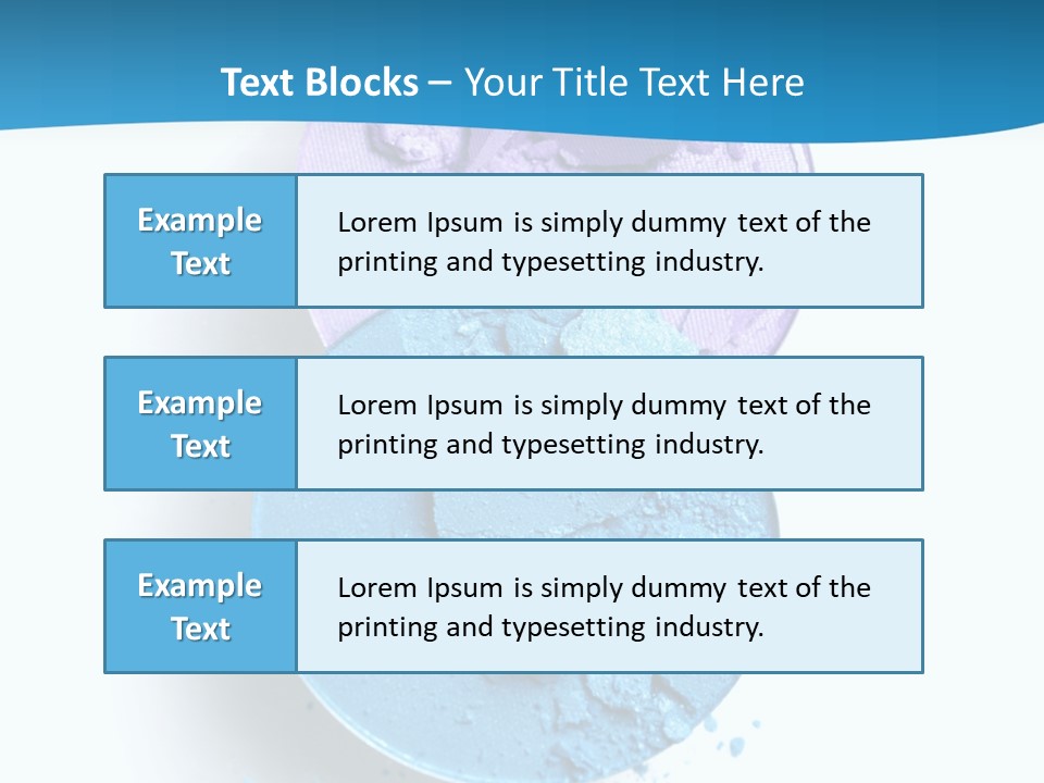 Makeup White Purple PowerPoint Template