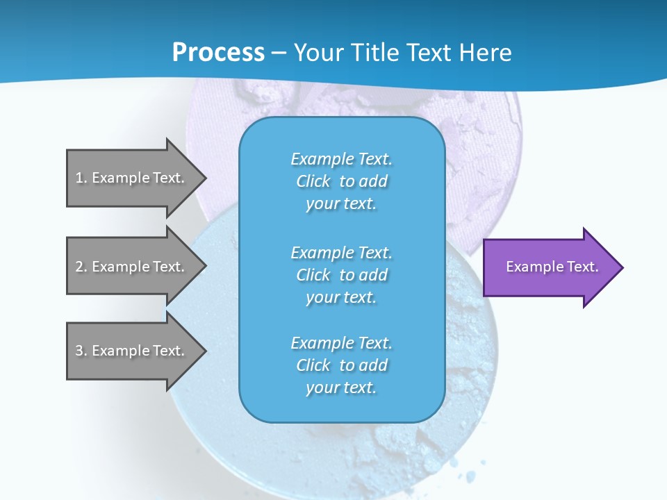 Makeup White Purple PowerPoint Template