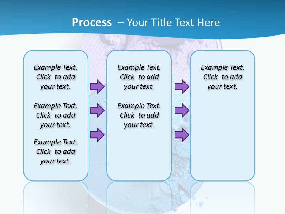 Makeup White Purple PowerPoint Template