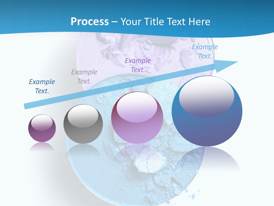 Makeup White Purple PowerPoint Template