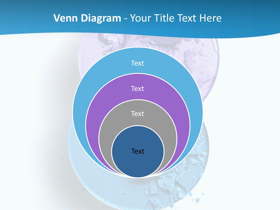 Makeup White Purple PowerPoint Template