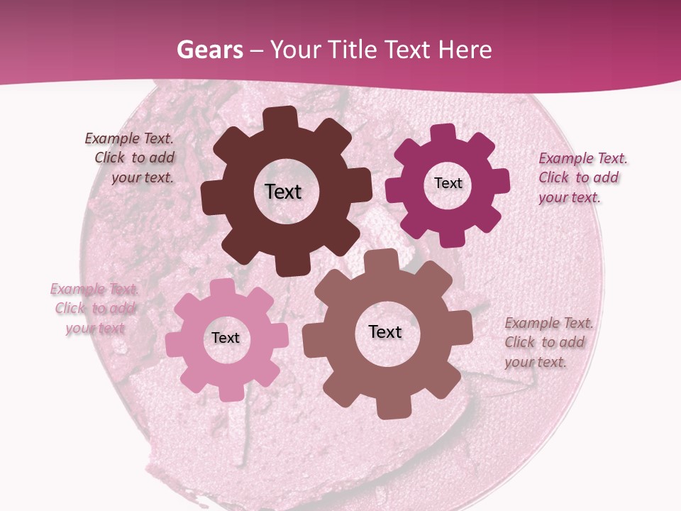 A Pink Powder With A White Background PowerPoint Template