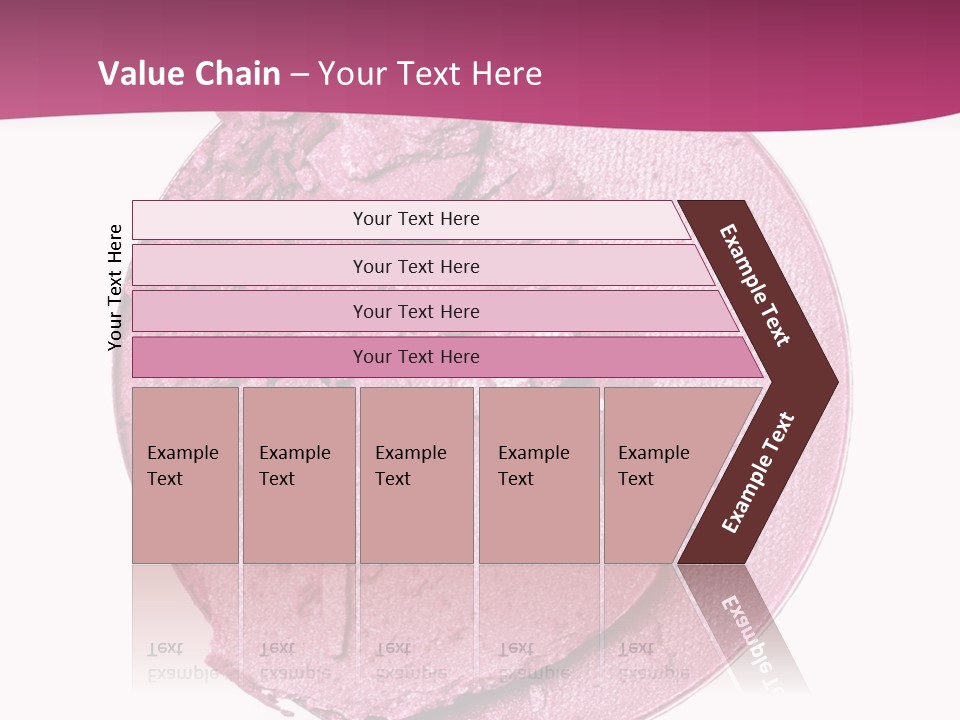 A Pink Powder With A White Background PowerPoint Template