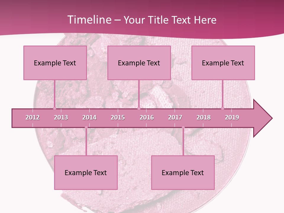 A Pink Powder With A White Background PowerPoint Template