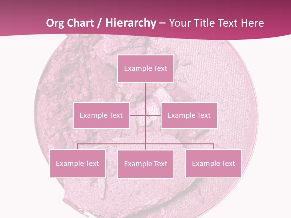 A Pink Powder With A White Background PowerPoint Template