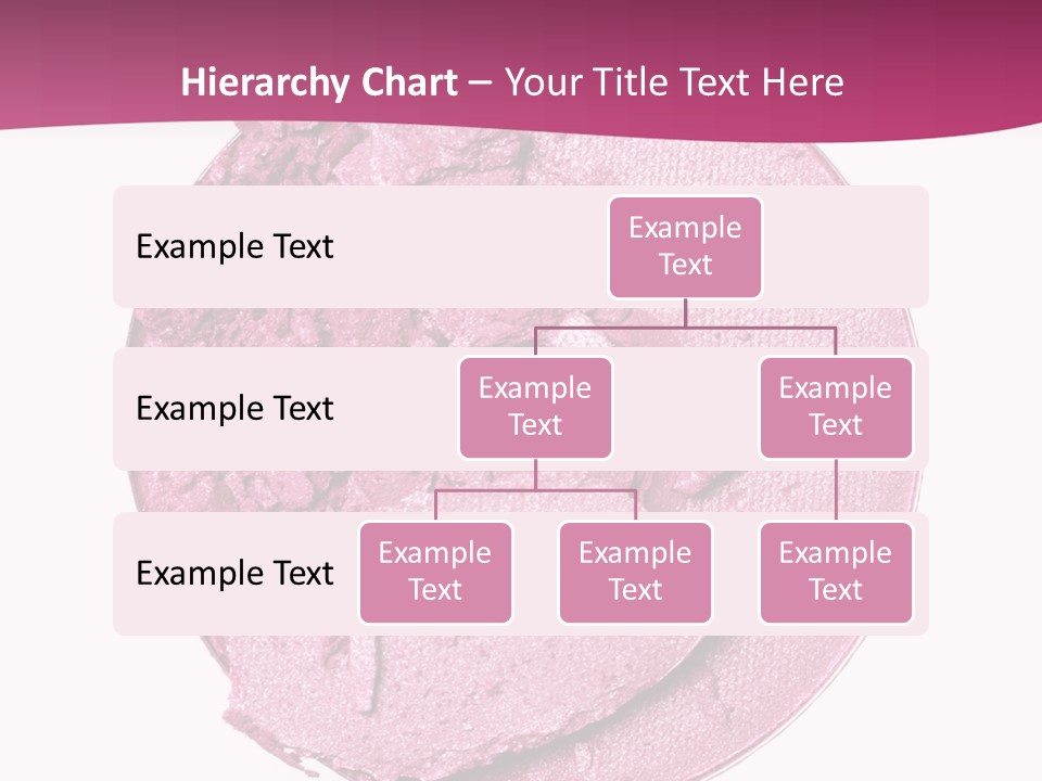 A Pink Powder With A White Background PowerPoint Template