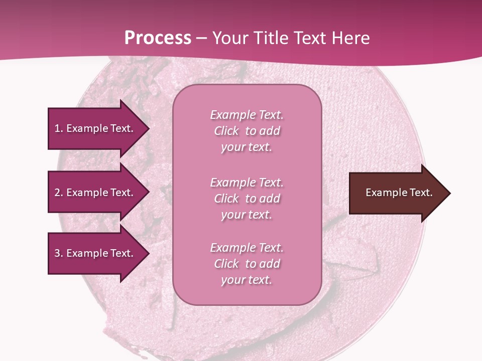 A Pink Powder With A White Background PowerPoint Template