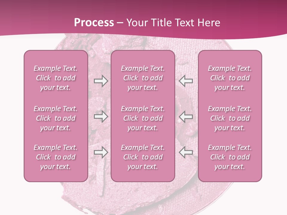 A Pink Powder With A White Background PowerPoint Template
