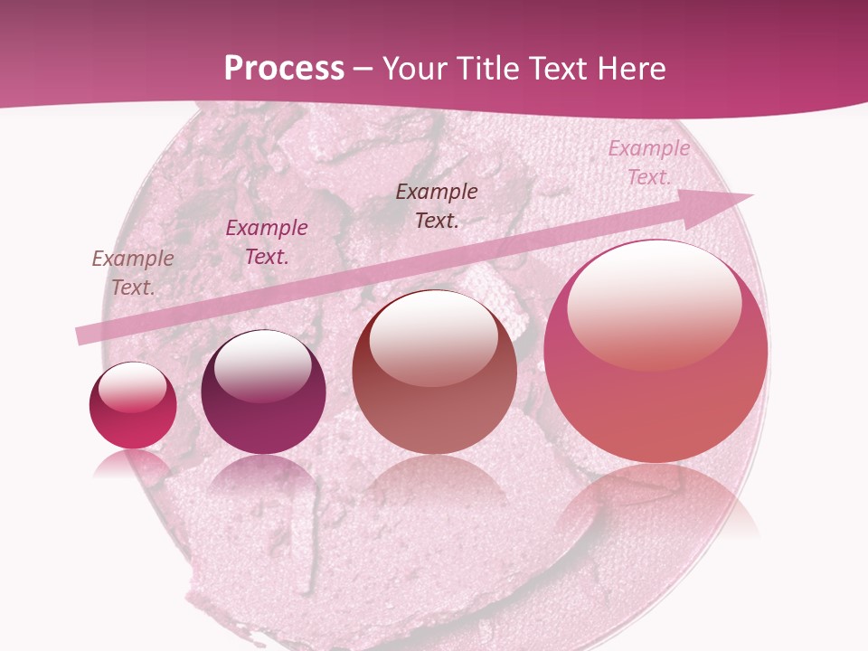 A Pink Powder With A White Background PowerPoint Template