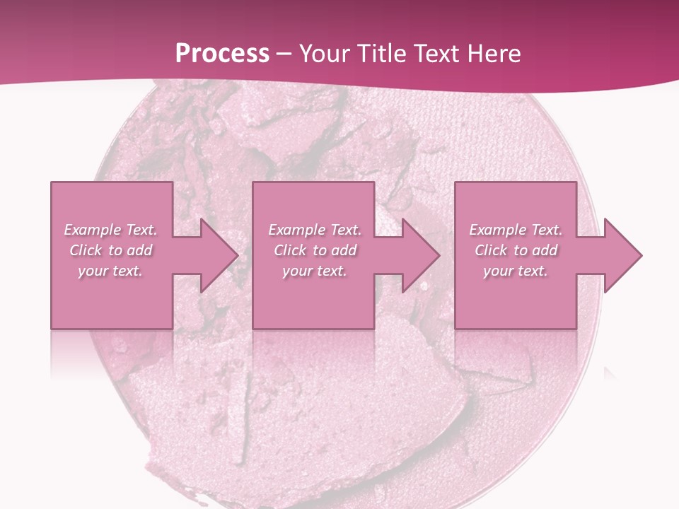 A Pink Powder With A White Background PowerPoint Template