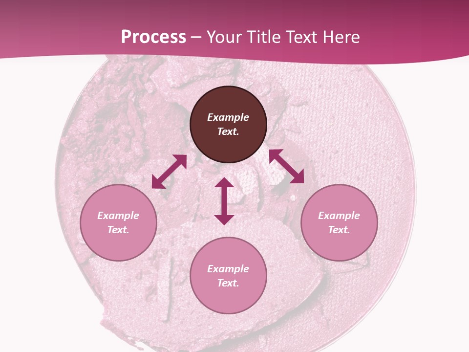 A Pink Powder With A White Background PowerPoint Template