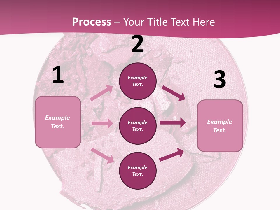 A Pink Powder With A White Background PowerPoint Template